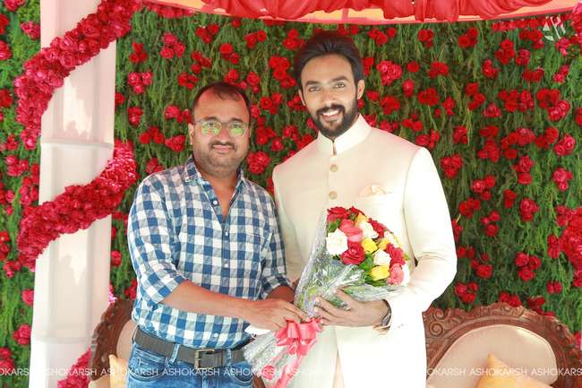 Actor Arav - Actress Raahei Marriage Stills